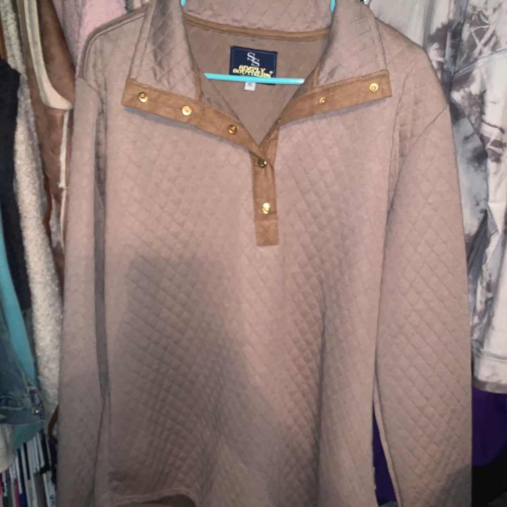 Simply Southern pull over jacket